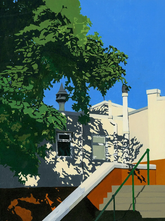 Bowling Club Shadows - Scott Cardwell / Print